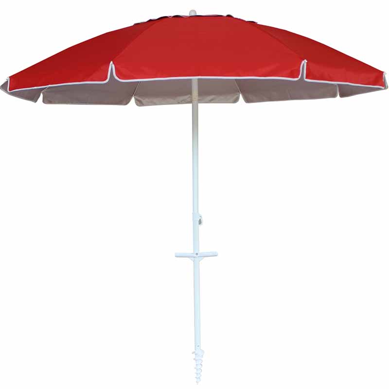 Alu Beach Beach Umbrella le tilt le ancaire le Tassel BU1928-1