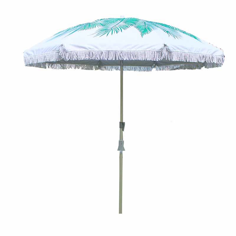 Alu Beach Umbrella le Tassel BU1928-4