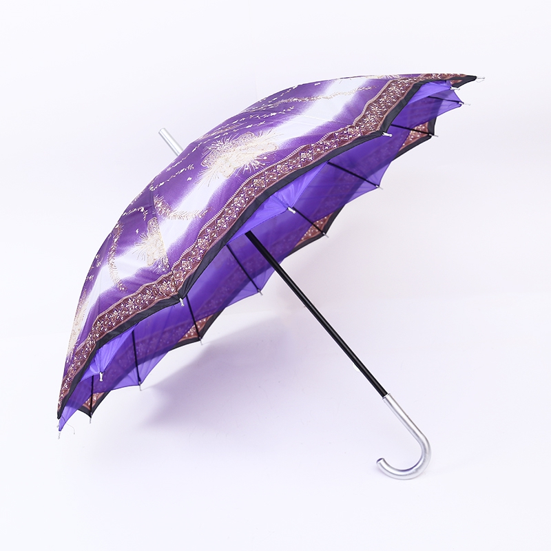 Líneáil Dúbailte Díreach Hook Umbrella RU1981
